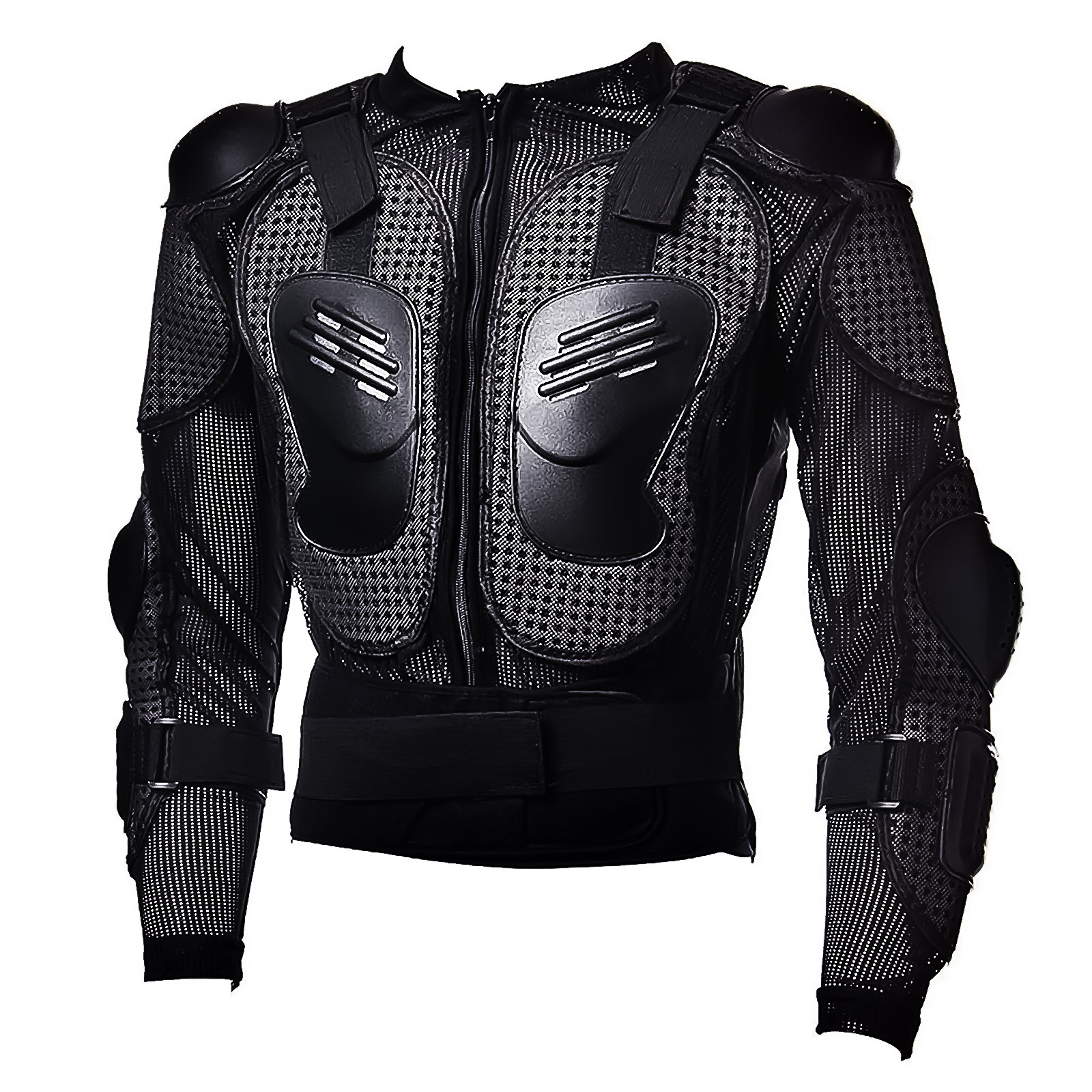 MOTORCYCLE MOTOCROSS BIKE GUARD PROTECTOR YOUTH KIDS BODY ARMOR BLACK