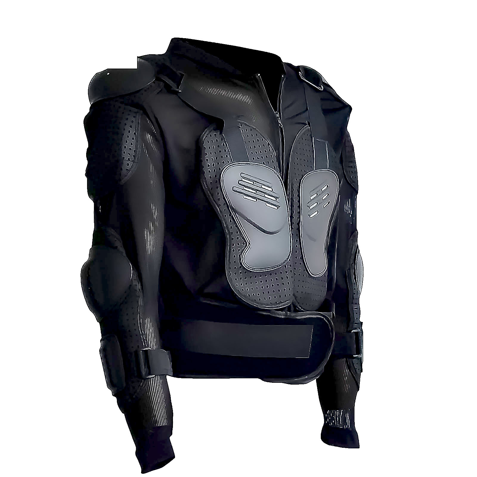 MOTORCYCLE MOTOCROSS BIKE GUARD PROTECTOR YOUTH KIDS BODY ARMOR BLACK