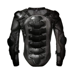 MOTORCYCLE MOTOCROSS BIKE GUARD PROTECTOR YOUTH KIDS BODY ARMOR BLACK