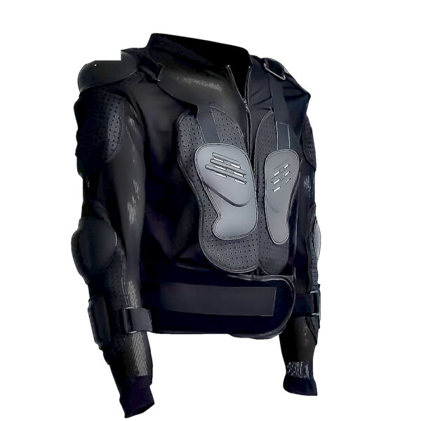 MOTORCYCLE MOTOCROSS BIKE GUARD PROTECTOR YOUTH KIDS BODY ARMOR BLACK - Image 3