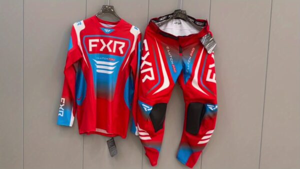 2025 Red And Blue Outdoor Off-Road Cycling Suit for Mountain Biking, Racing, And Motorcycle Riding for Both Men And Women., Motorcycle Riding Apparel | Sporty Design | Protective Padding, Motocross Gear - Image 11
