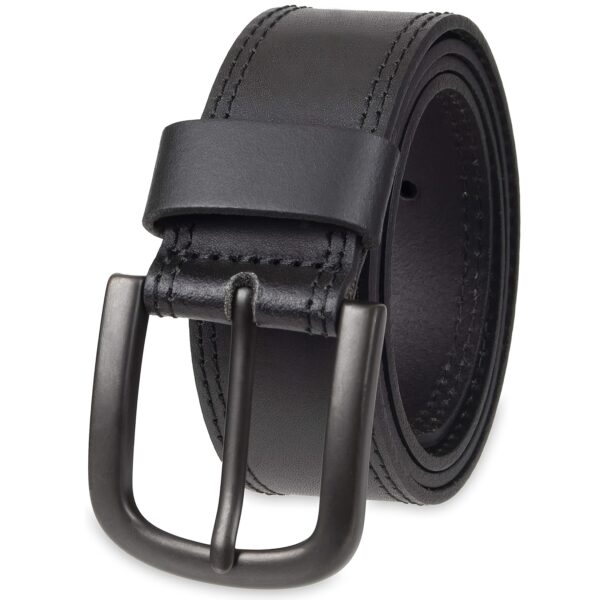Full Grain Leather Men's Belt, Classic and Fashion Designs for Work, Business, and Casual