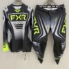 FXR Clutch Pro Black & Grey Motorcycle Racing Suit - Breathable, Loose Fit, Hi-Vis Outdoor Gear with Green Accents, Polyester & Spandex Blend, Outdoor Sports Gear|Modern Motorcycle Gear|Stretchy Material - Image 7