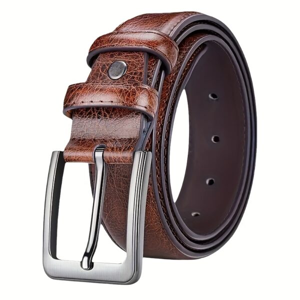 1/2pcs Set Men'S Pin Buckle Casual Belt, Daily Commuting, Business Party, Festival Birthday Gift - Image 3