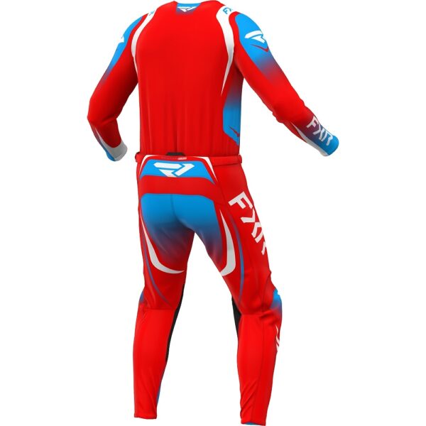 2025 Red And Blue Outdoor Off-Road Cycling Suit for Mountain Biking, Racing, And Motorcycle Riding for Both Men And Women., Motorcycle Riding Apparel | Sporty Design | Protective Padding, Motocross Gear - Image 2