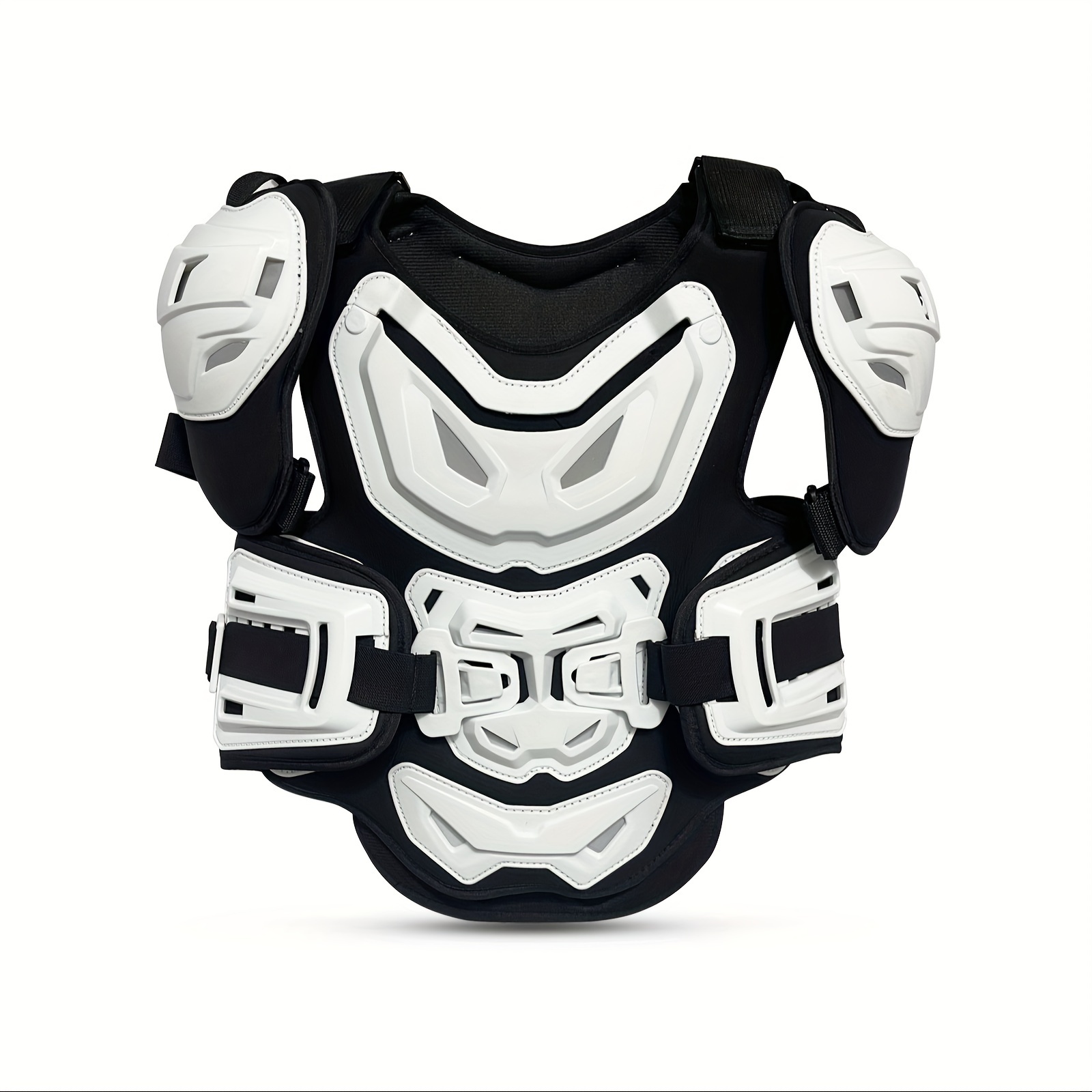 Men'S Women'S Motorcycle Cycling Protective Vest, PE, Adjustable Waist Belt, Shockproof Foam Padding, Breathable Design, Flexible Card Slot, No Pocket, with Wipe with Damp Cloth Care Instructions for Off-Road Motorbike Riding Safety