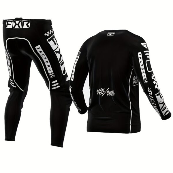 Outdoor sports equipment off-road vehicle clothing, racing clothes off-road motorcycle riding sports set four season off-road riding forest road Men's and Women's universal long sleeved pants - Image 4