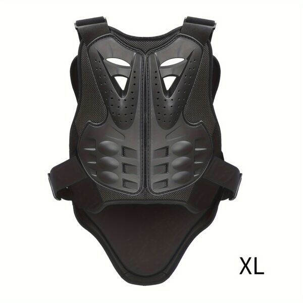 [1pc Durable Riding Body Armor] 1pc Men'S Durable Riding Body Armor - Woven Crew Neck Sleeveless Racing Jacket with Hook-and-Loop Closure - Uncharged Protective Gear for Road Riding - Ideal for Christmas & Birthday Gifts - Image 11