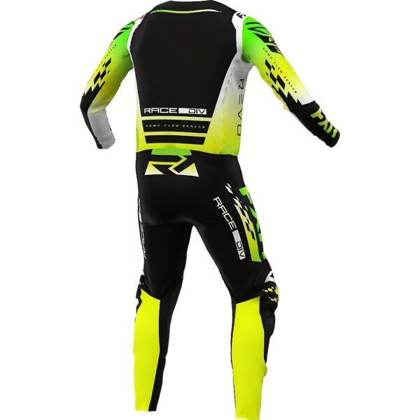 2024 Black and Green Mountain Bike Motorcycle Sports Racing Suit Racing Riding Clothing Long Sleeve Long Pants Combination Adult Model - Image 5