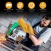 16 Pairs Cowhide Leather Gloves Bulk For Men Reinforced Palm Gardening Gloves Grain Leather Gloves For Work, Puncture, Construction, Driving - Image 3