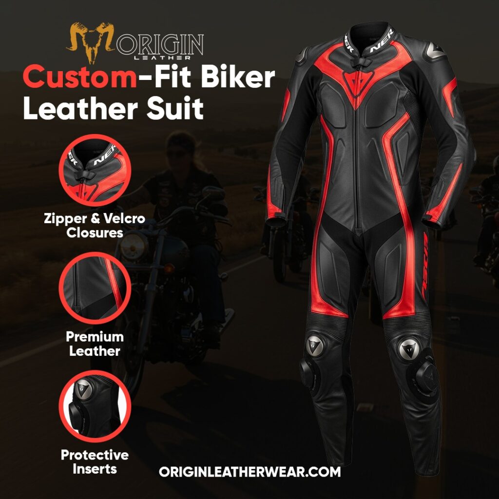 Custom Leather Biker Suits for Racing Teams