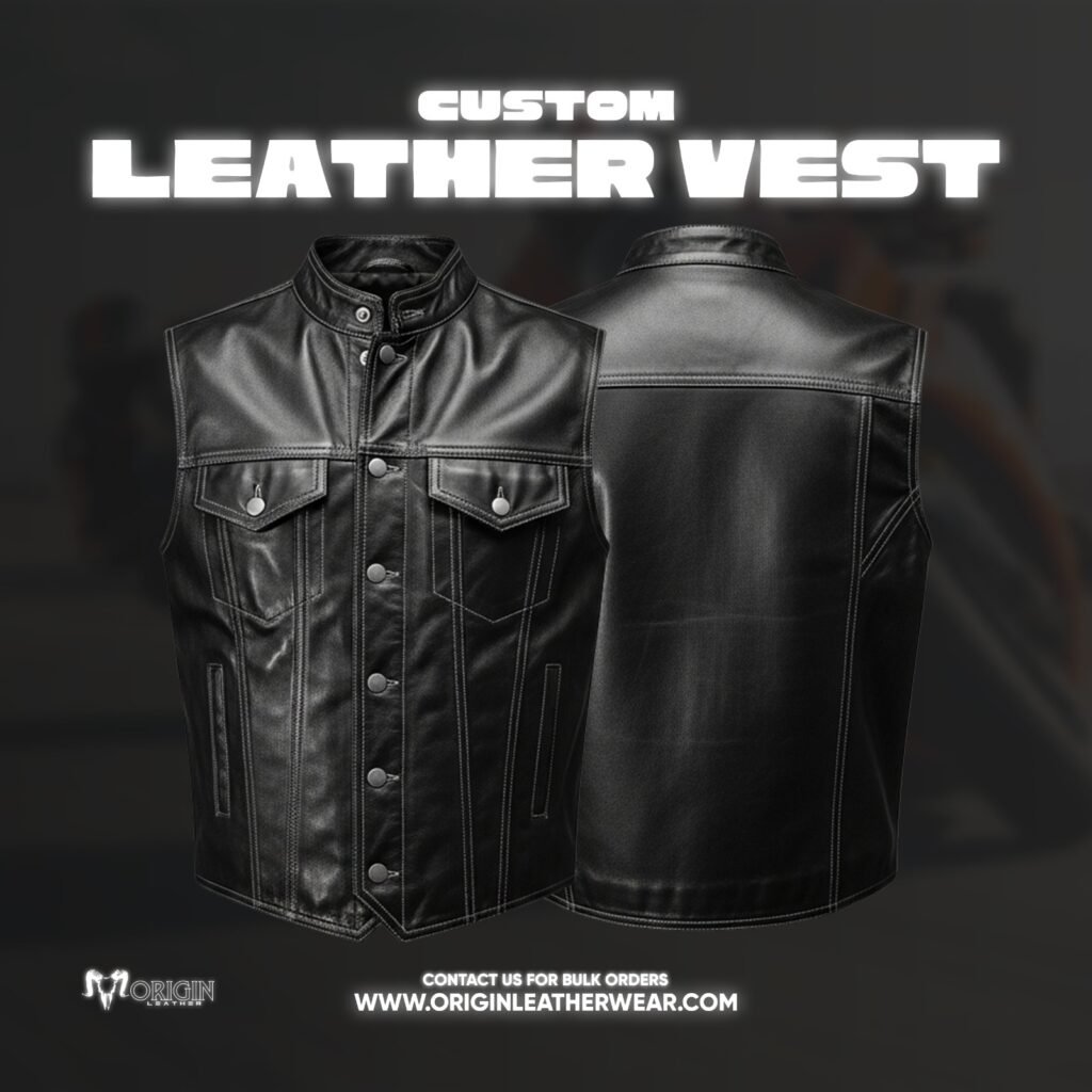 leather vest